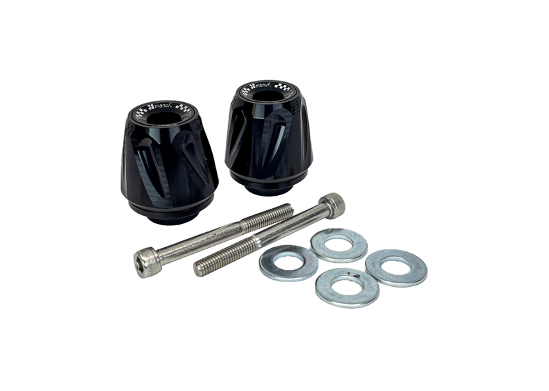 Handlebar End Weights JS Manuf Black |Vespa GTS/GTS Super/GTV/GT 60/GT/GT L 125-310cc JS Manuf  Falan Parts