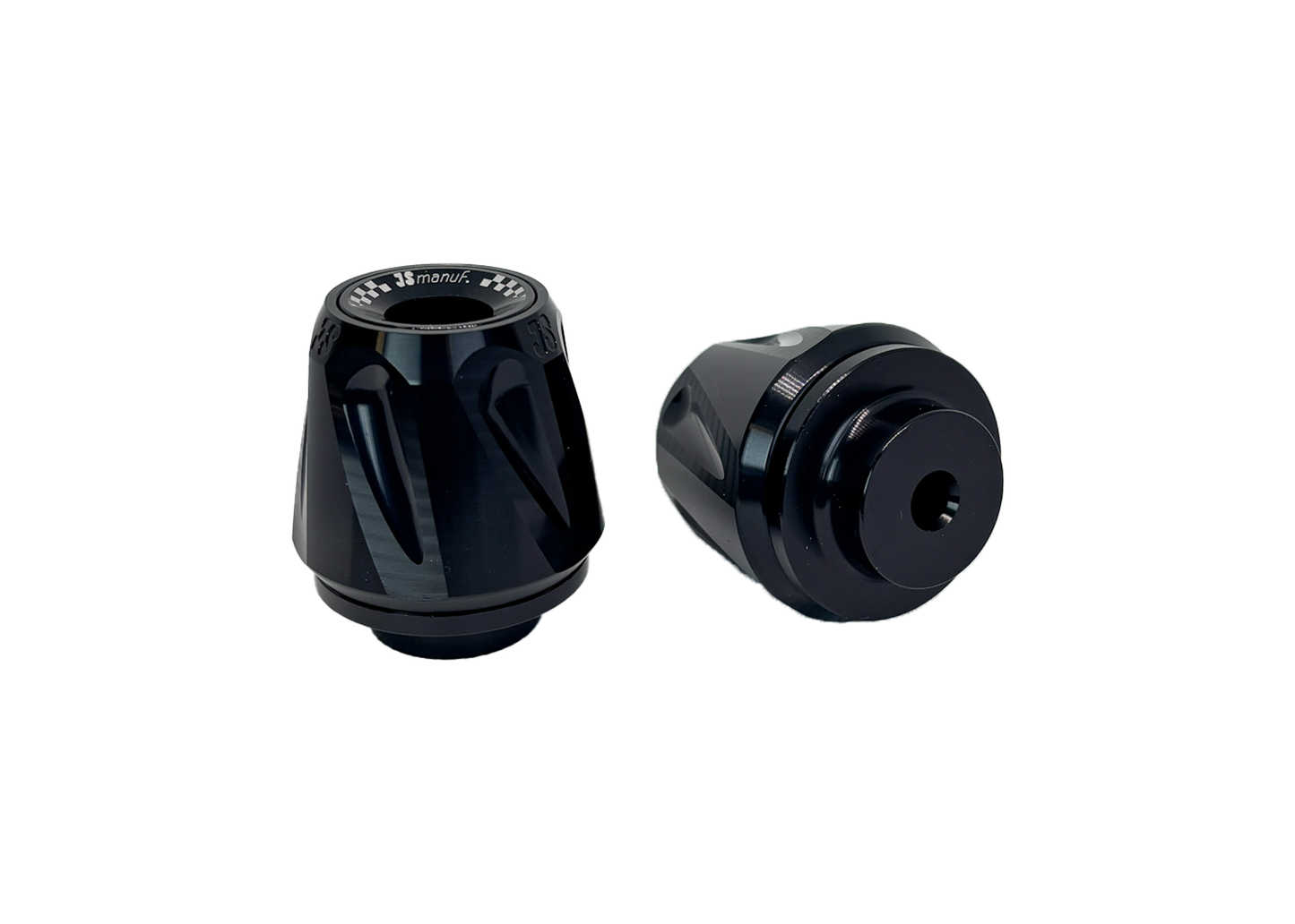 Handlebar End Weights JS Manuf Black |Vespa GTS/GTS Super/GTV/GT 60/GT/GT L 125-310cc JS Manuf  Falan Parts