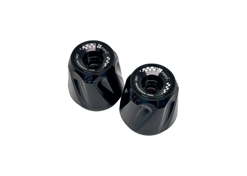 Handlebar End Weights JS Manuf Black |Vespa GTS/GTS Super/GTV/GT 60/GT/GT L 125-310cc JS Manuf  Falan Parts
