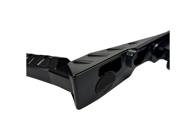 Foot Pegs JS Manuf CNC Black | Vespa GTS/GTS Super/GTV/GT 60/GT L 125-310cc 4T LC JS Manuf  Falan Parts
