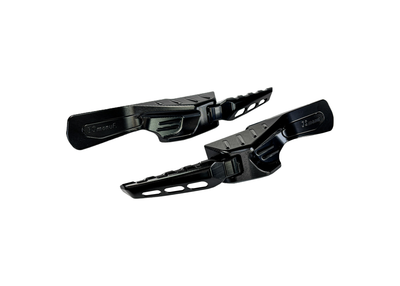 Foot Pegs JS Manuf CNC Black | Vespa GTS/GTS Super/GTV/GT 60/GT L 125-310cc 4T LC JS Manuf  Falan Parts