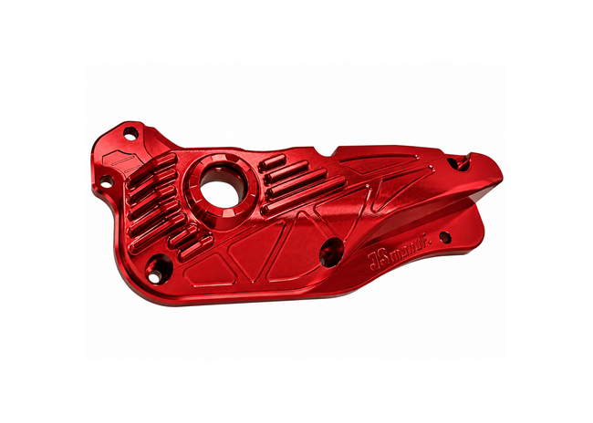 Oil Pan JS Manuf CNC Silver | Vespa GTS Super i.e. 125ccm/GTS/GTS Super/GTV 300cc HPE JS Manuf  Falan Parts