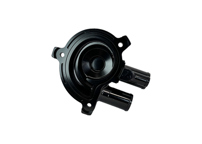 Cover Water Pump CNC JS Manuf Black | Vespa GTS/GTS Super/GTV/GT 60/GT/GT L 125-310cc 4T LC  PIAGGIO LEADER/QUASAR 125-310cc 4T LC JS Manuf  Falan Parts