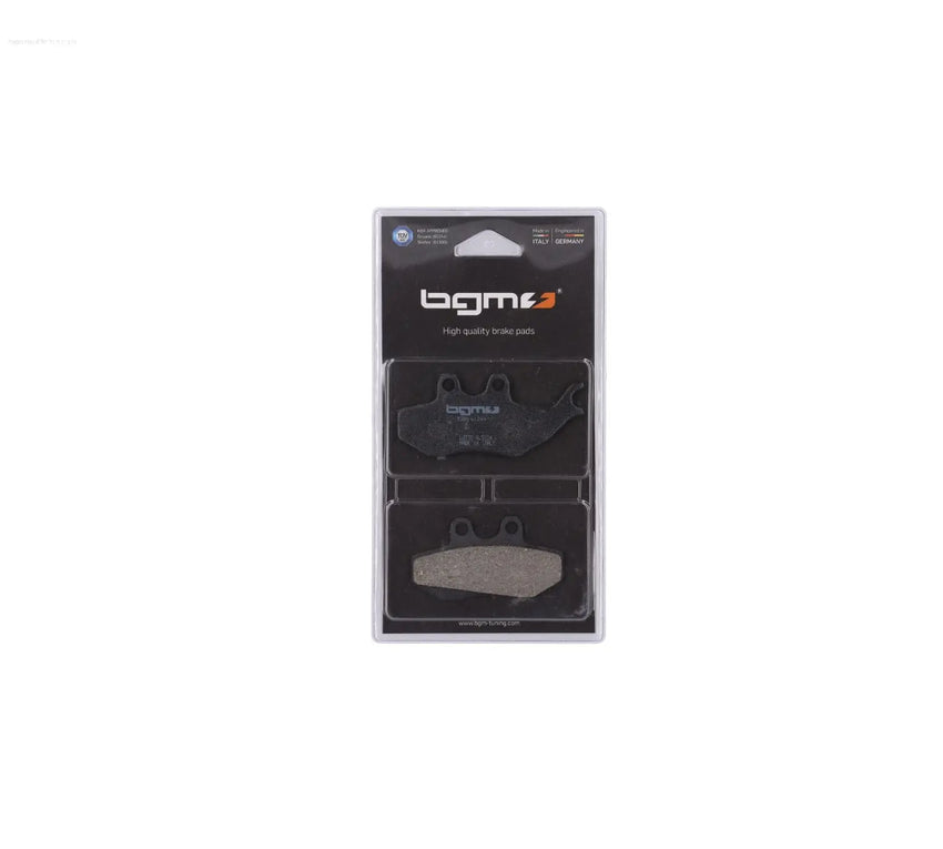 Brake pads BGM 76.8x41.8/94.5x42mm | Gilera Runner 125-200 FX/FXR/VX/VXR with Grimeca brake caliper (9mm pin) BGM  Falan Parts