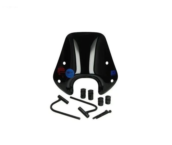 Windshield FP Parts Low Black | Piaggio Zip SP/2000 Models Falan Parts  Falan Parts