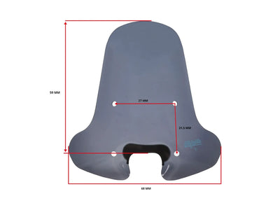 Windshield High 71 CM Smoke | Piaggio Zip SP/2000 Models FP Parts  Falan Parts