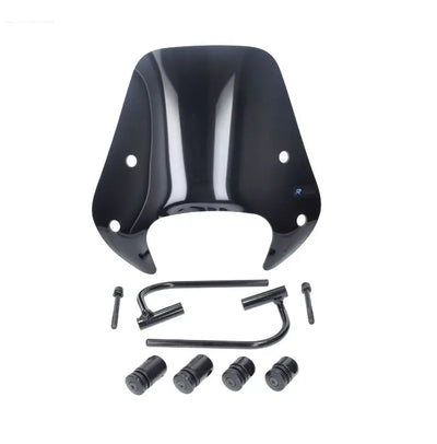 Windshield Regia Low Black | Piaggio Zip SP/2000 Models Regia  Falan Parts
