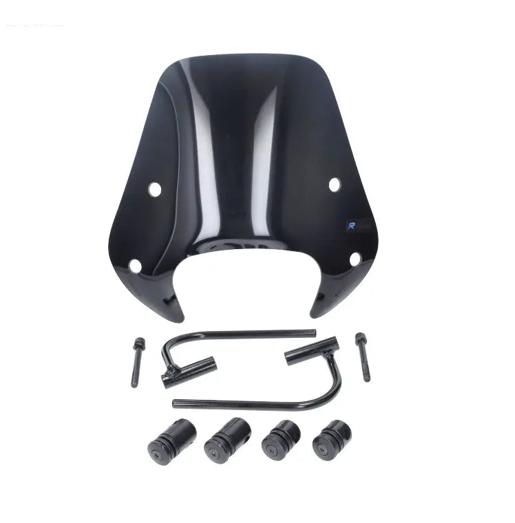 Windshield Regia Low Black | Piaggio Zip SP/2000 Models Regia  Falan Parts