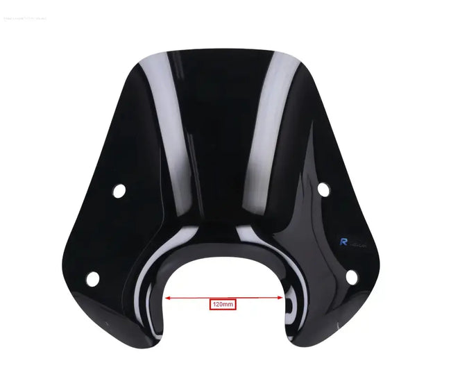 Windshield Regia Low Black | Piaggio Zip SP/2000 Models Regia  Falan Parts