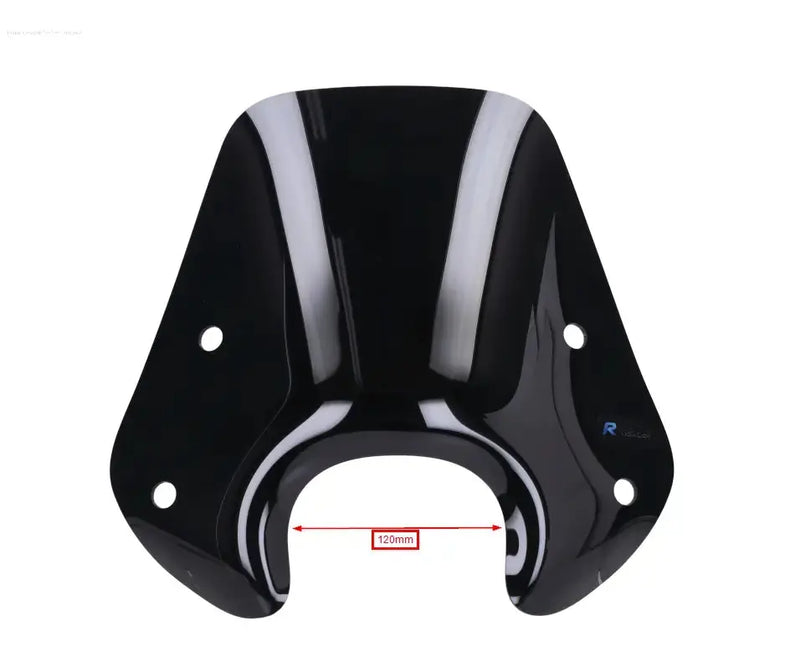 Windshield Regia Low Black | Piaggio Zip SP/2000 Models Regia  Falan Parts