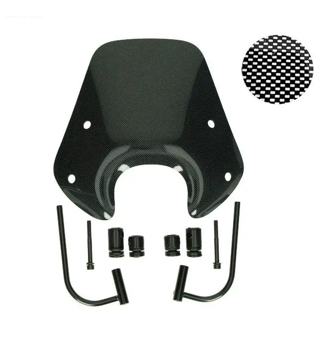 Windshield Regia Low Carbon Look | Piaggio Zip SP/2000 Models Regia  Falan Parts