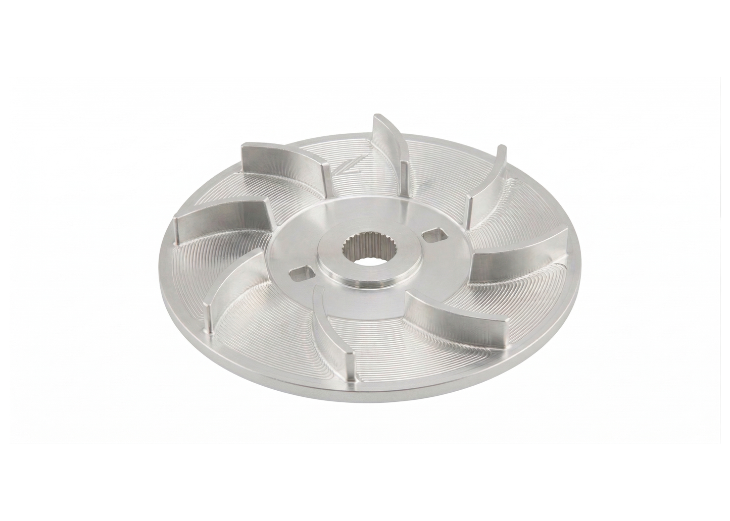 V-Belt Pulley CNC ZELIONI Silver | Vespa GTS/GTS Super/GTV/GT 60 250-300cc 4T LC  PIAGGIO Quasar 250-300cc 4T LC Zelioni  Falan Parts