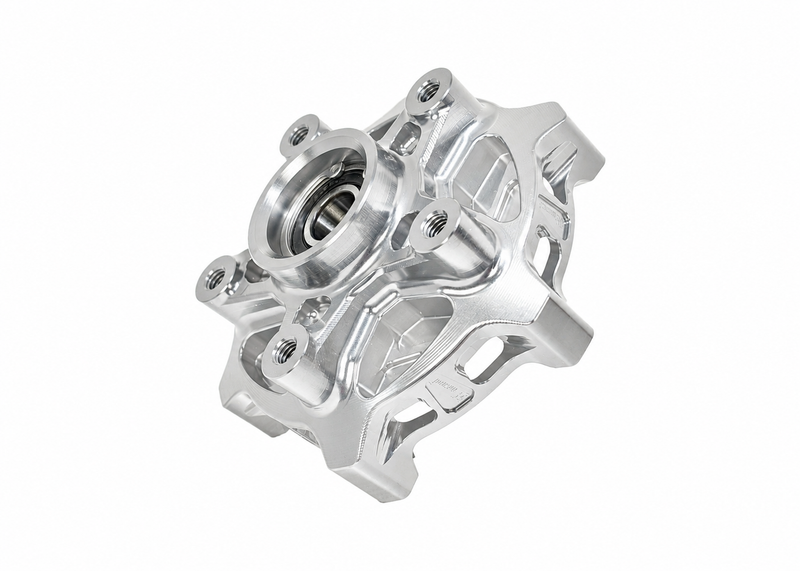 Wheel Hub JS Manuf Front Silver | Vespa GTS/GTS Super 300-310cc (2023-) JS Manuf  Falan Parts