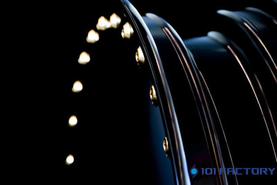 Rim Set CNC 1O1 Factory V.R.C Black | Vespa GTS/GTS Super/GTV/GT 60/GT/GT L 125-310cc 1O1 Factory  Falan Parts