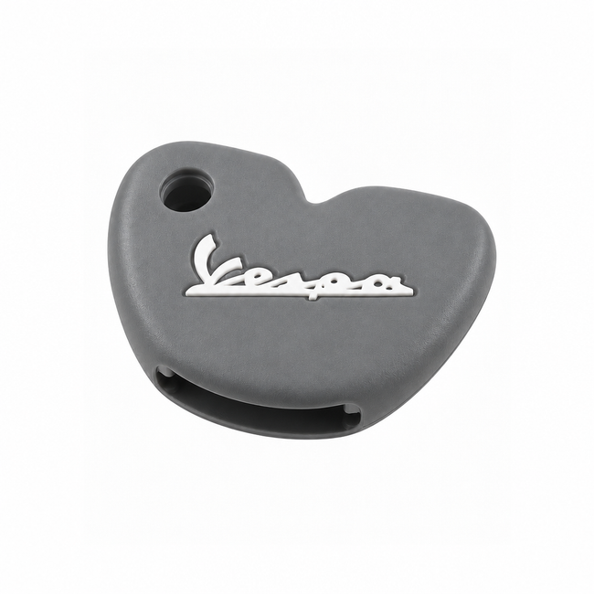 Key Cover Silicone Grey/White | Vespa Models FP Parts  Falan Parts