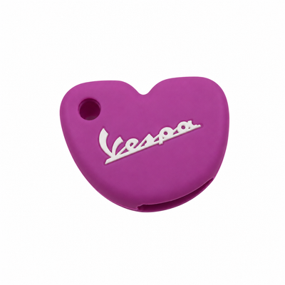 Key Cover Silicone Dark Pink/White | Vespa Models FP Parts  Falan Parts