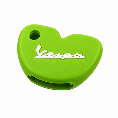 Key Cover Silicone Lime Green/White | Vespa Models FP Parts  Falan Parts