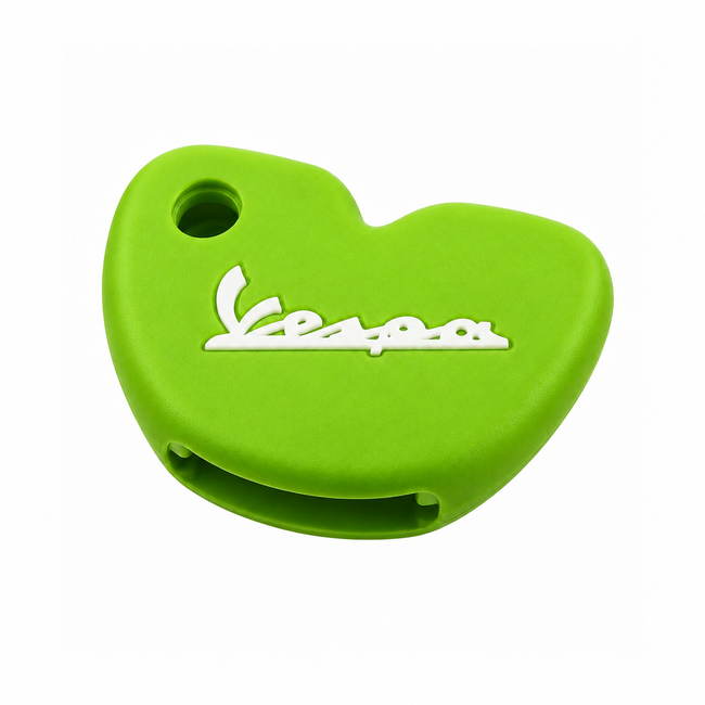Key Cover Silicone Lime Green/White | Vespa Models FP Parts  Falan Parts