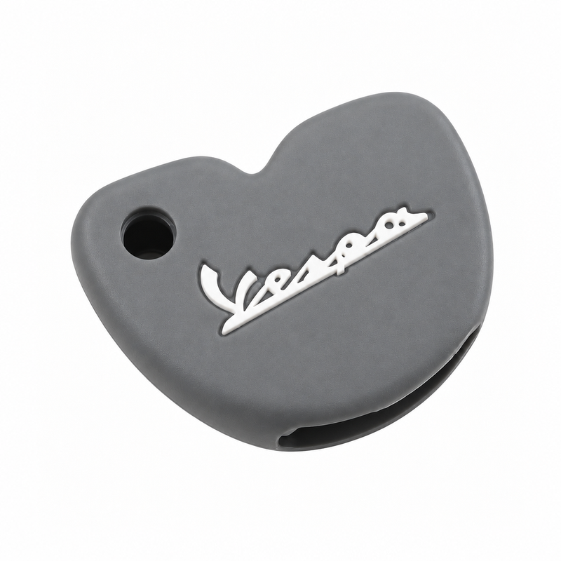 Key Cover Silicone Grey/White | Vespa Models FP Parts  Falan Parts