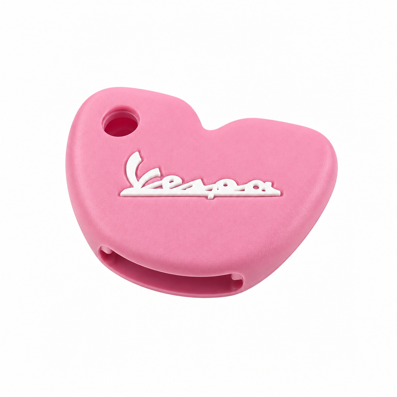 Key Cover Silicone Pink/White | Vespa Models FP Parts  Falan Parts