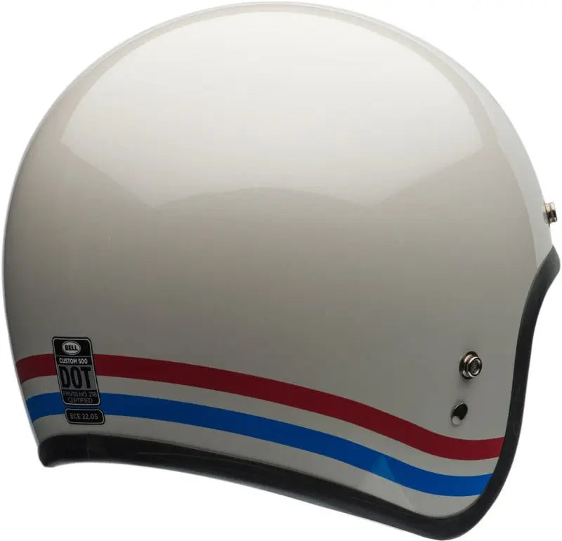 BELL Custom 500 DLX Helmet | Stripes Pearl White BELL 214.95 Falan Parts