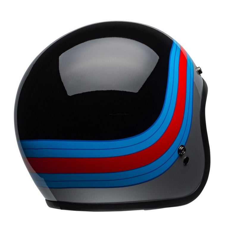 BELL Custom 500 DLX Helmet Pulse Gloss Black/Blue/Red BELL 194.95 Falan Parts
