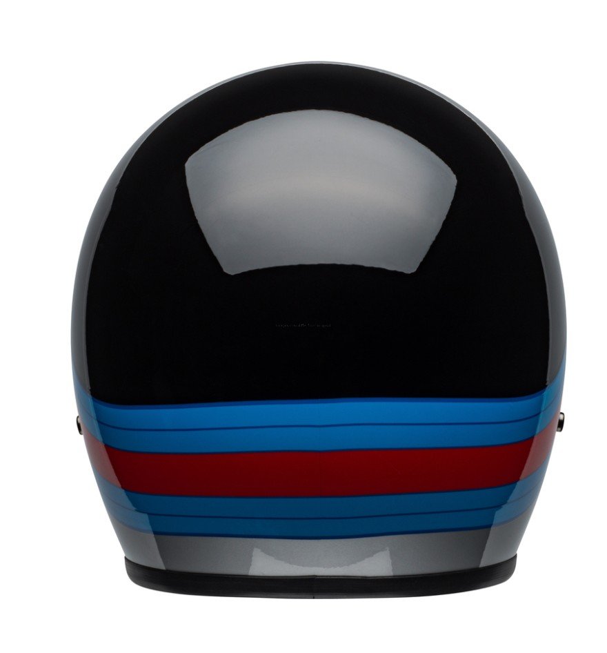 BELL Custom 500 DLX Helmet Pulse Gloss Black/Blue/Red BELL 194.95 Falan Parts
