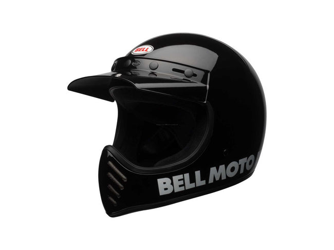 BELL Moto-3 Helmet Classic Black BELL  Falan Parts