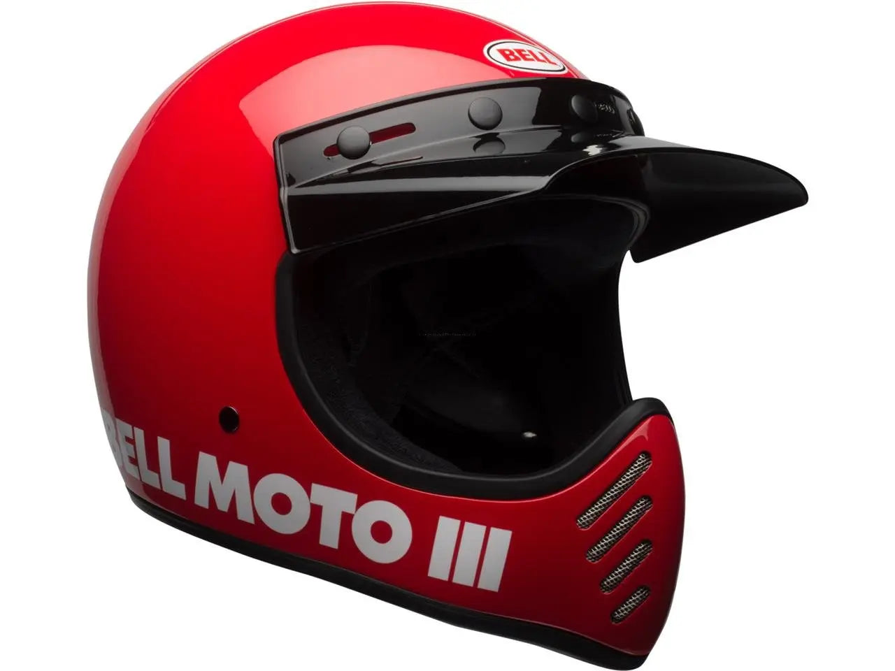 BELL Moto-3 Helmet Classic Red – Falan Parts