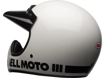 BELL Moto-3 Helmet Classic White BELL 314.05 Falan Parts
