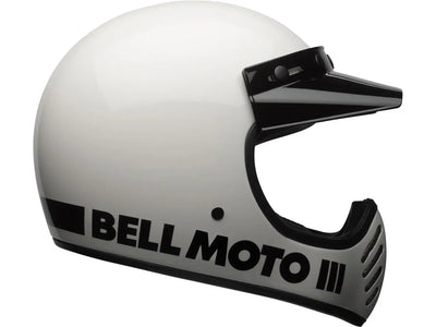 BELL Moto-3 Helmet Classic White BELL 314.05 Falan Parts