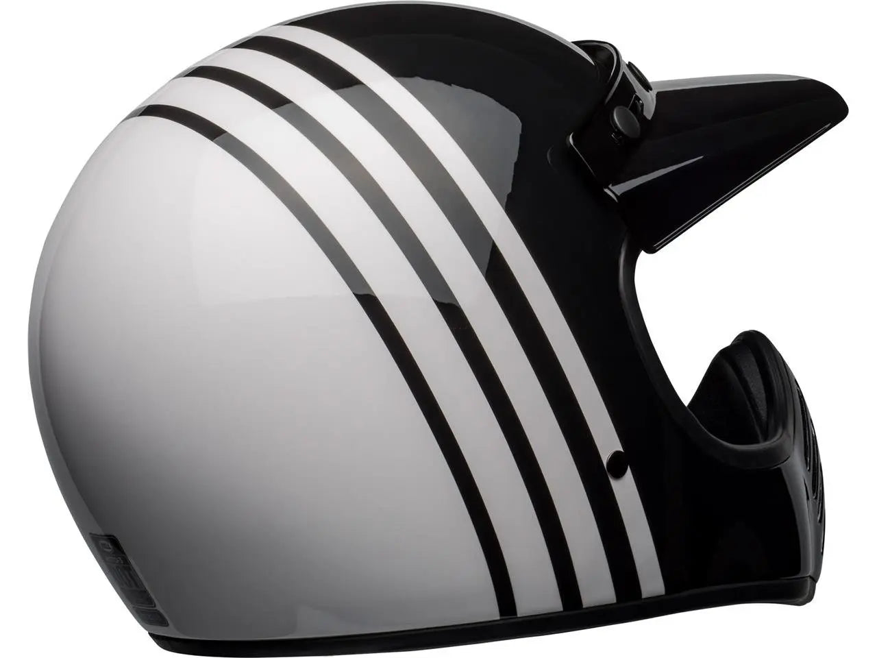 bell vela bike helmet white flowers 50 57cm BELL Moto-3 Helmet Reverb Gloss White/Black – Falan Parts