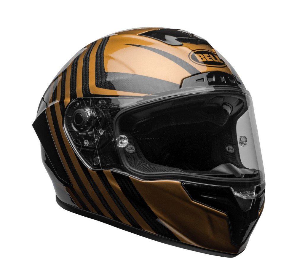 BELL Race Star Flex DLX Helmet Mate/Gloss Black/Gold BELL 679.45 Falan Parts