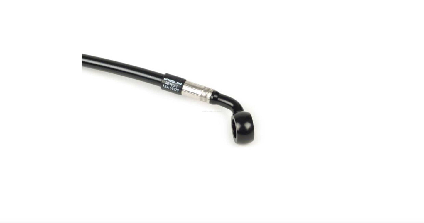 Brake hose rear SPIEGLER black | Vespa GTS 125-300cc SPIEGLER  Falan Parts