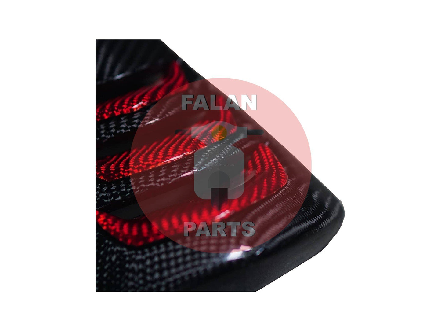 Carbon Fiber Horn Cover Inlay Red | Vespa Sprint/Primavera '18 Falan Parts 49.95 Falan Parts