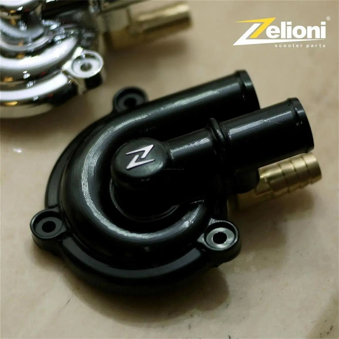 Cover Water Pump aluminium CNC ZELIONI | Vespa GTS Models 125-300ccm Zelioni 169.95 Falan Parts