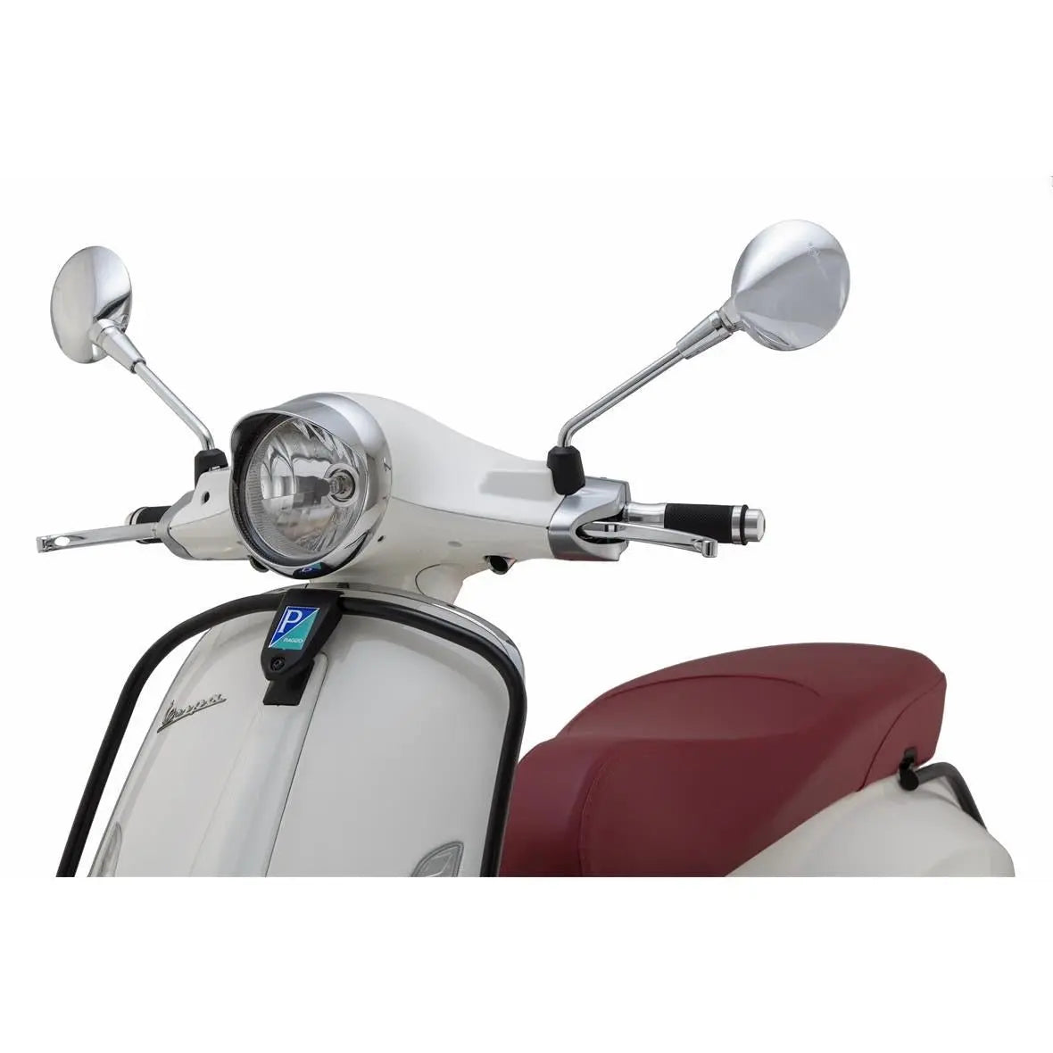 クラッシュバー レッグシールド グロス&マットブラック PIAGGIO 