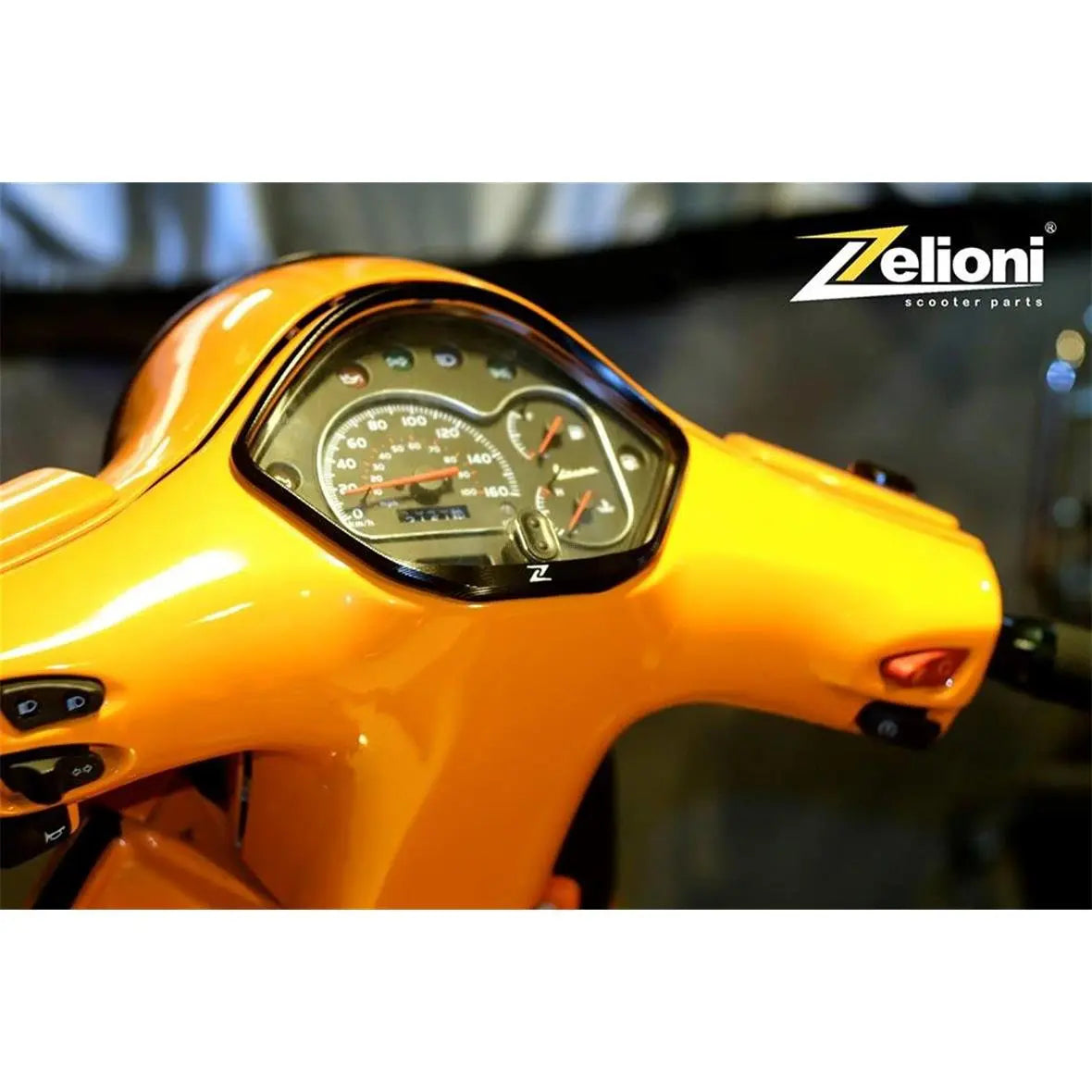 ベスパGTS250ie-ZAPM45100 【メーターカバー】 | オートバイcncアルミスピードメータープロテクターフレーム