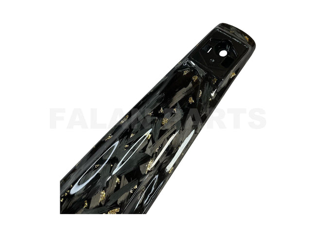 Forged Carbon Fiber Horn Cover Gold Edition | Vespa Sprint / Primavera 50-150cc ('18-) Falan Parts 129.95 Falan Parts