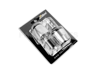 Handlebar End Weights ZELIONI Silver | Vespa Sprint/Primavera/S/LX/LXV Zelioni 49.99 Falan Parts