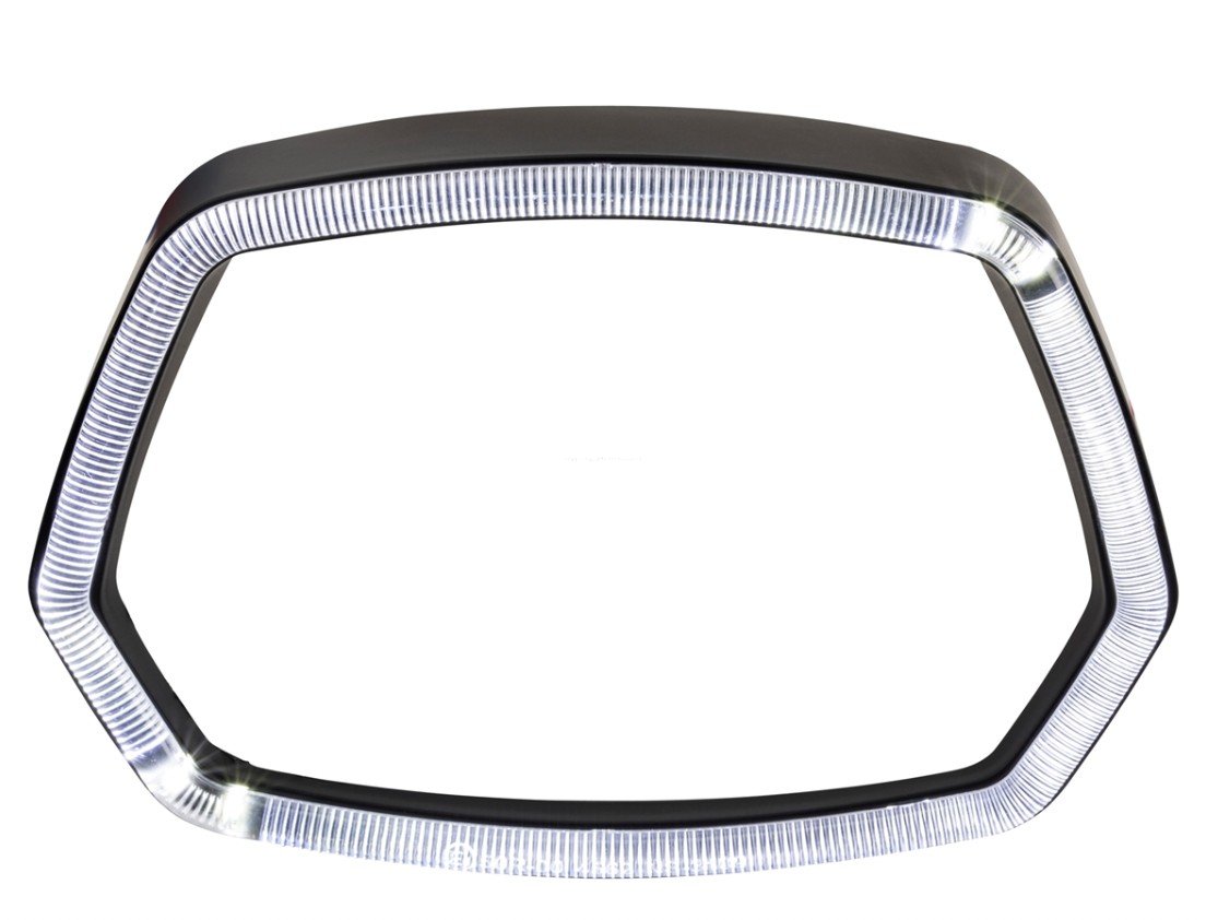 Headlight Frame SIP LED illuminated Matt Black | Vespa Sprint 125-150cc ('13-'18) SIP 79.95 Falan Parts