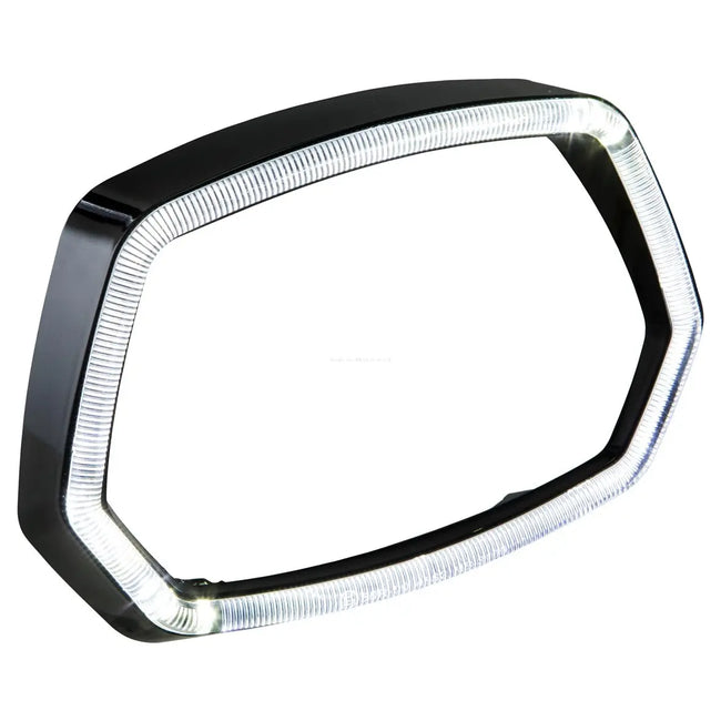 Headlight Frame SIP LED illuminated Ring Gloss Black | Vespa Sprint 50-150cc SIP 79.95 Falan Parts