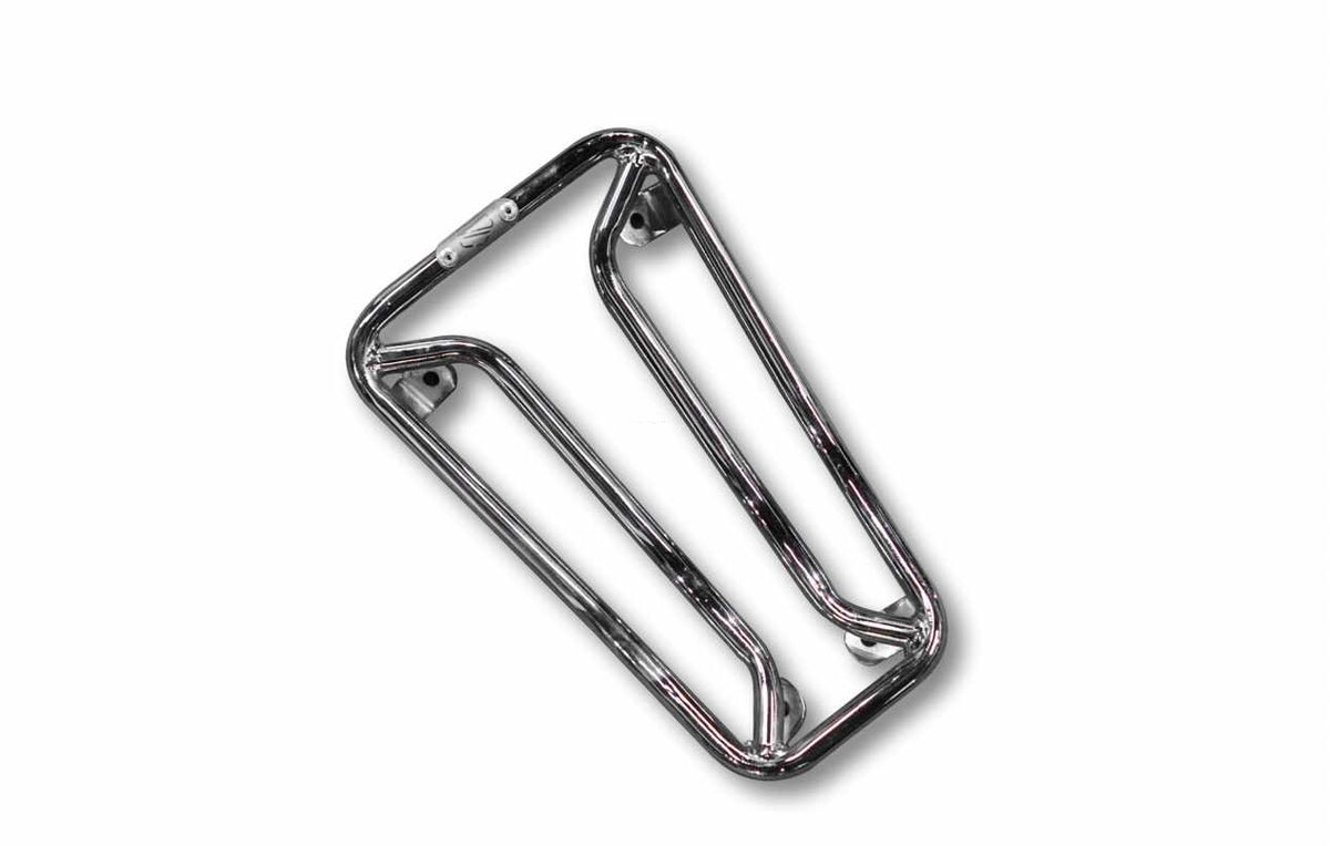 Portapacchi Pieghevole Cromato Per Vespa Primavera E Sprint 50/125/150: Supporto Per Topcase, Con Accessori Di Montaggio