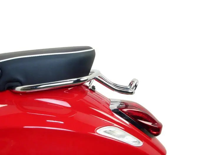Porte-bagages arrière Moto Nostra Gloss Chrome  Vespa Primavera/ Sprint  50-150 – Falan Parts