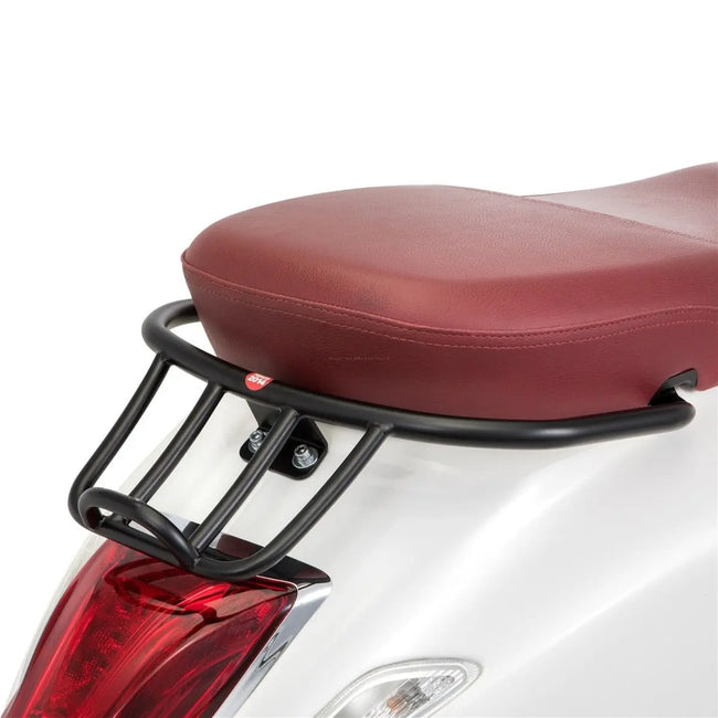 Luggage Carrier rear SIP 70s Gloss Black | Vespa Primavera/ Sprint 50 -150cc SIP 85.39 Falan Parts