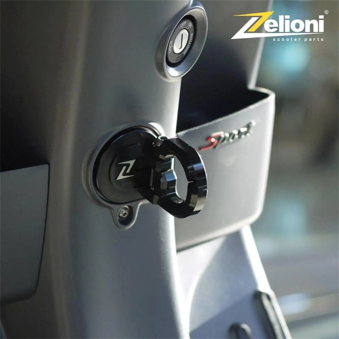 Luggage Hook CNC ZELIONI | Vespa S/GTS Models L 50-300cc Zelioni 64.95 Falan Parts
