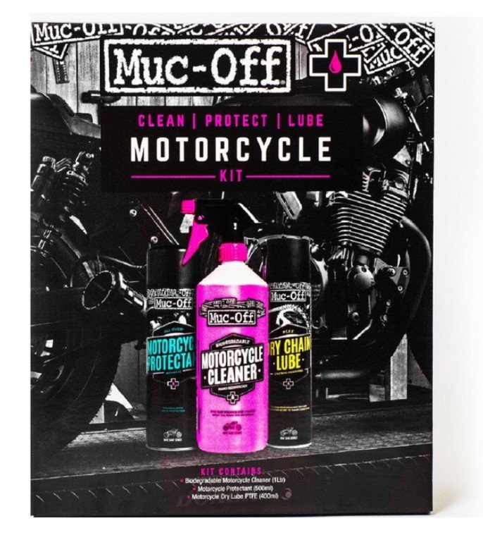 MUC-OFF Motorcycle Clean Protect & Lube Kit MUC-OFF 29.95 Falan Parts