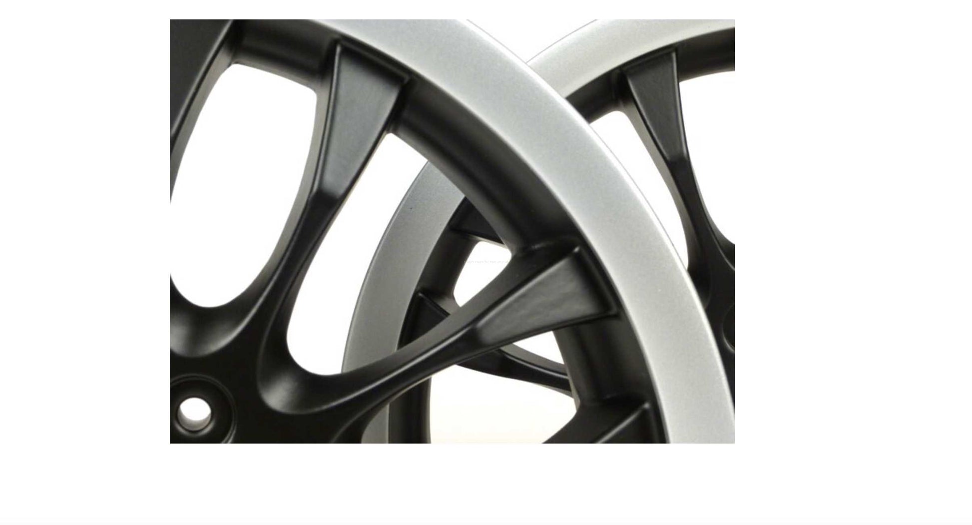 Rims Including Conversion kit PIAGGIO Matt Black Silver – Falan Parts