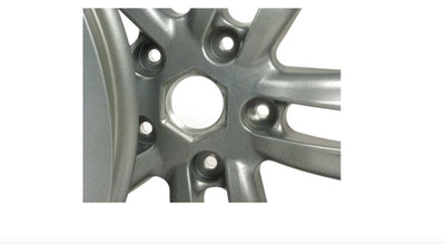 Pair of wheel rims including conversion kit PIAGGIO silver | Vespa GT/GTS/ GTL/GTV 125-300cc Piaggio  Falan Parts