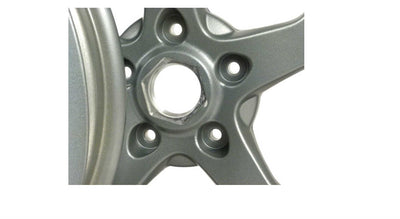 Pair of wheel rims including conversion kit PIAGGIO silver | Vespa GT/GTS/ GTV/GTL 125-300cc Piaggio  Falan Parts